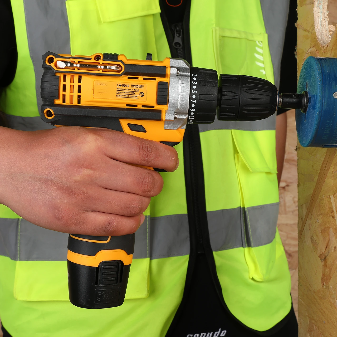 Беспроводная электрическая дрель LYUWO12V Перезаряжаемый миниатюрный беспроводной