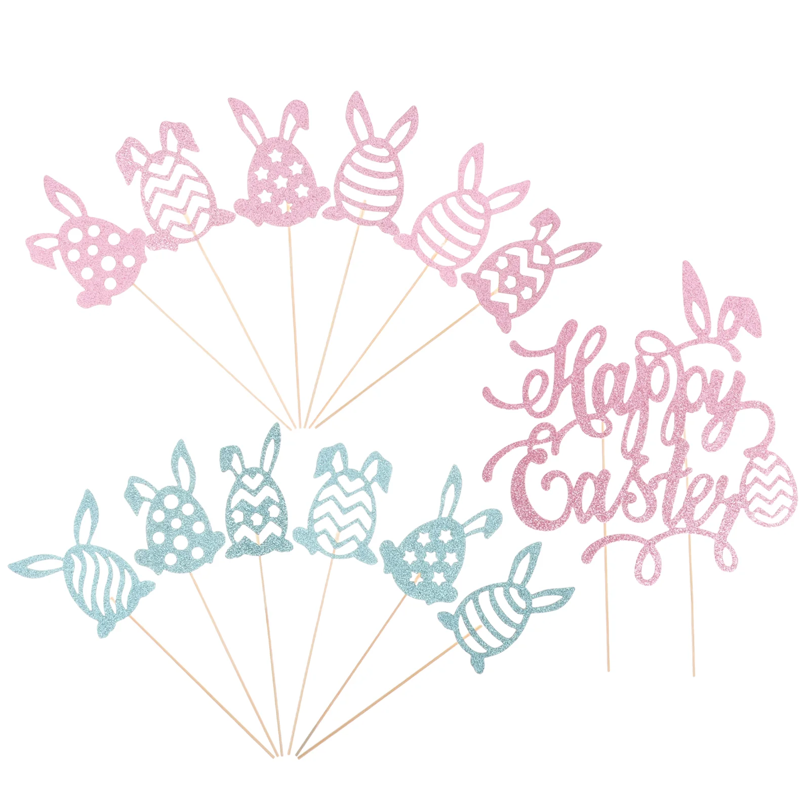 

Cake Easter Toppers Cupcake Decorations Bunny Decoration Ear Party Birthday Topper Pick Supplies Kids Rabbit Bakingdiy Dessert