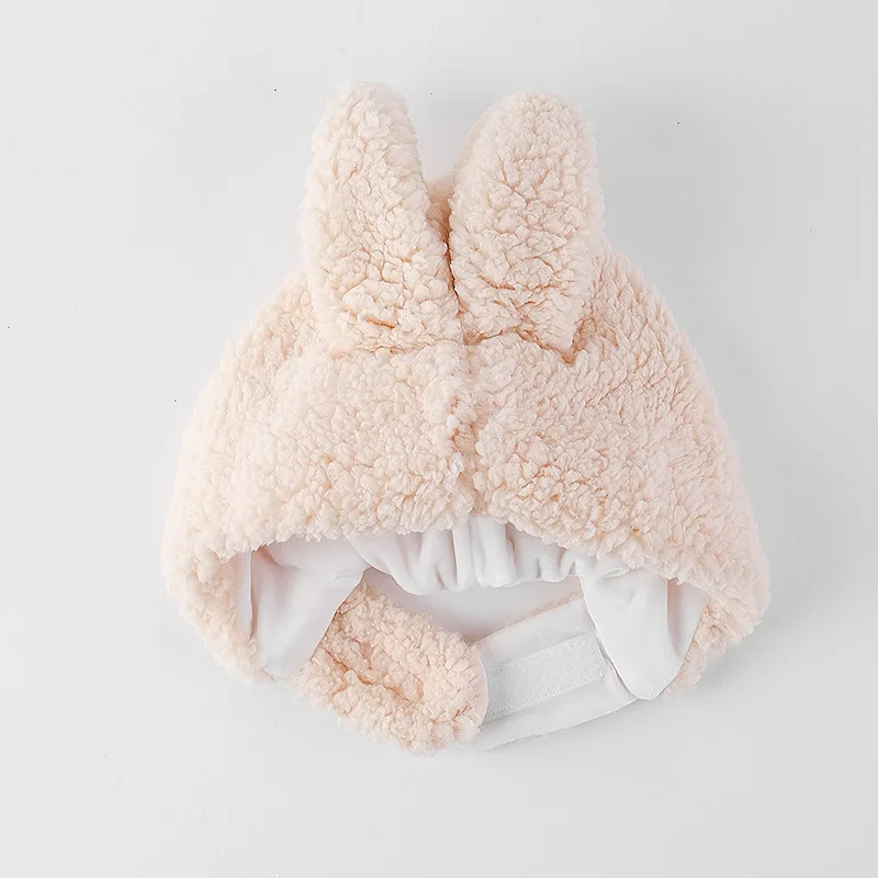 

Cute Bear Ears For Girls And Boys Winter Head Hood Scarf Hats Thicken Cozy Warm Bonnet Infant Bear Beanies Earflap Bonnet 6M-2Y