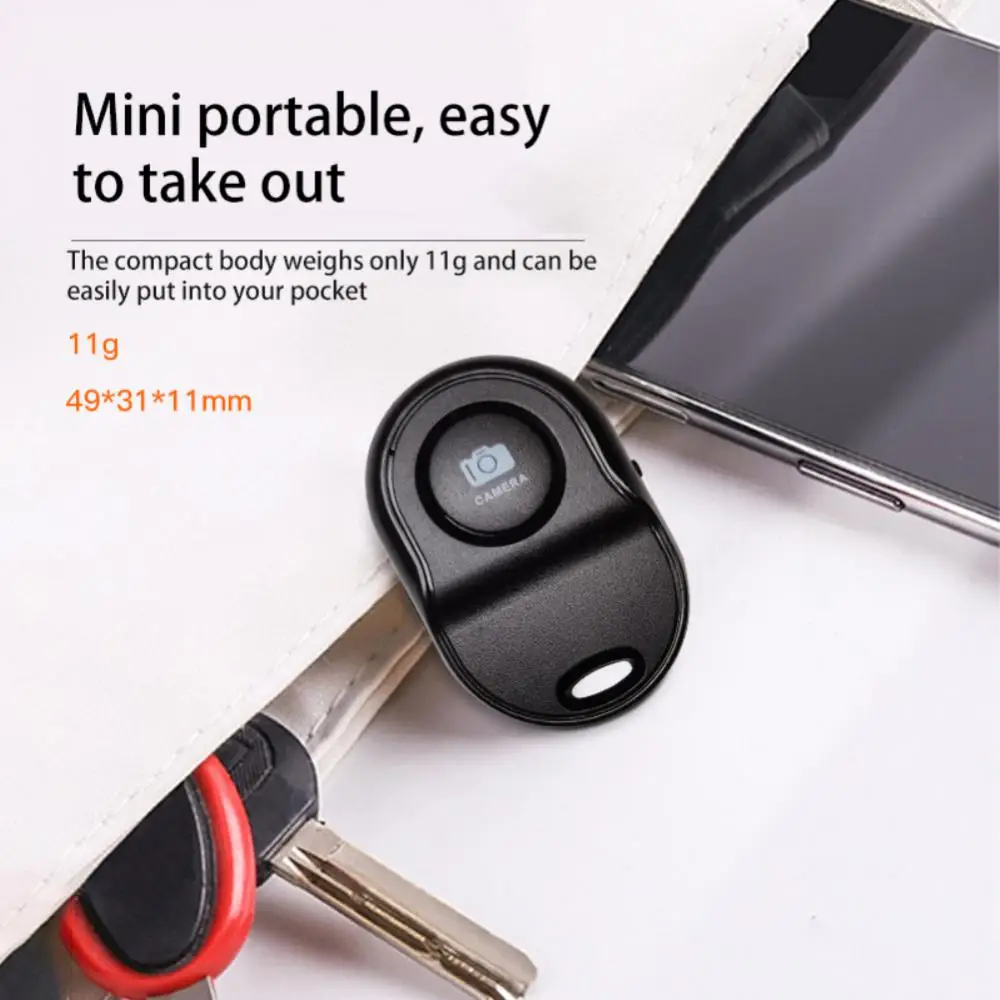 

Mobile Phone Bluetooth-compatible Self-timer Remote Controller Available For Android /IOS Version Wireless Remote Control