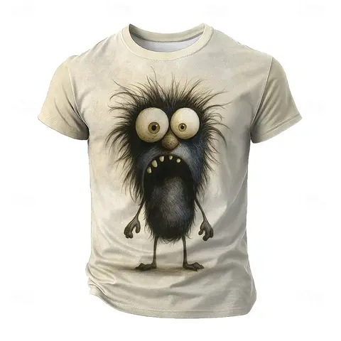 Мужская футболка Cartoon Characters 3D print