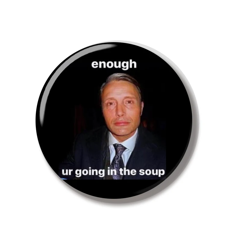 

Мягкая кнопка Mads Mikkelsen Hannibal Meme