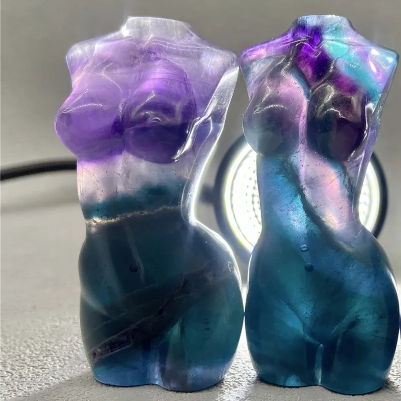 

1 шт., статуэтка из натурального флюорита ручной работы