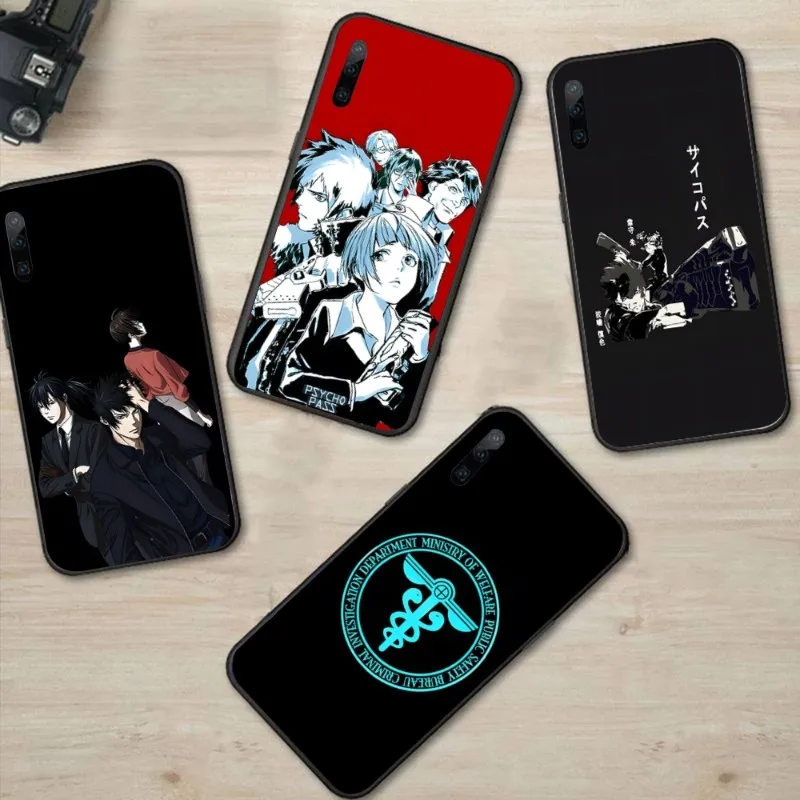 Чехол для телефона с аниме-рисунком психопроигрывателя для Huawei P50 P40 P30 Pro Lite P Smart 2021 2019 Magic 3, мягкий черный чехол для телефона Чехол для телефона с аниме-рисунком психопроигрывателя для Huawei P50 P40 P30 Pro Lite P Smart 2021 2019 Magic 3, мягкий черный чехол для телефона