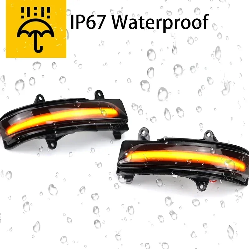 Задний зеркальный динамический поворотный сигнал для Toyota Land Cruiser Prado GRJ150 TRJ150 KDJ150