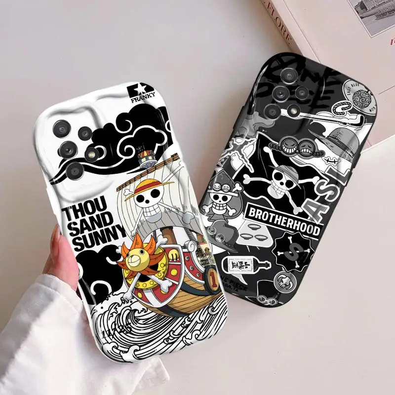Чехол для телефона Ones Pieces Luffys Samsung Galaxy A55 35 A15 A73 A72 A54 A53 A52 A33 A34 A42 A32 A24 A23 A22 A14 A13 A12 5G funda