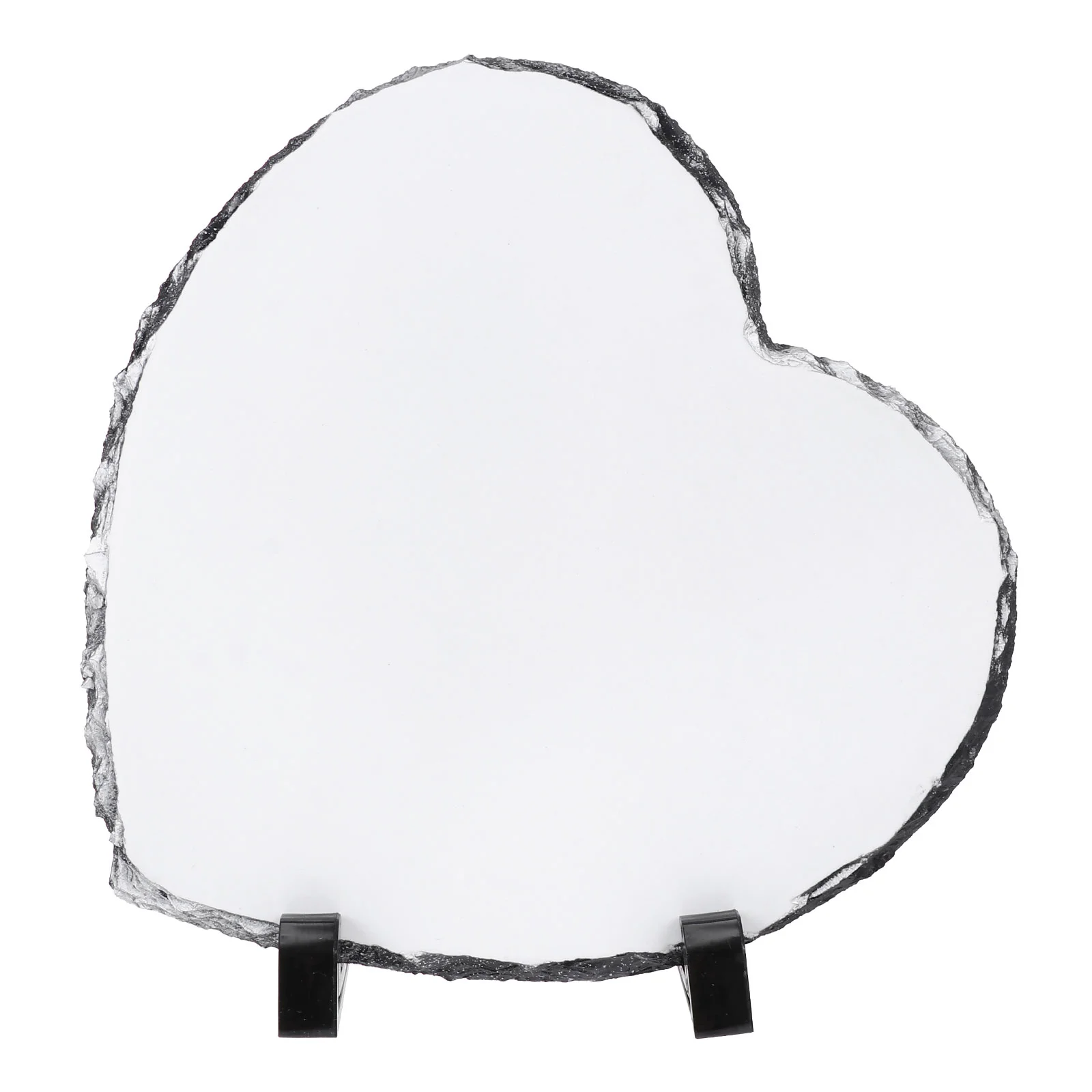 

1 Set Sublimation Blank Photo Slate Blank Plaque Heart Shape Photo Frame