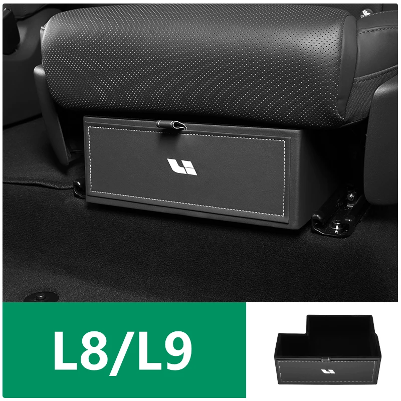 

Контейнер для хранения напитков на заднее сиденье автомобиля, контейнер для закусок, аксессуары для украшения интерьера для ведущих, Ideal Li Xiang Auto L8 L9 2022 2023