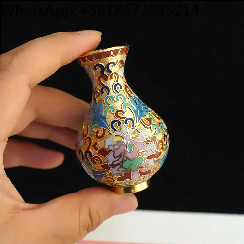 Старинная ваза cloisonne