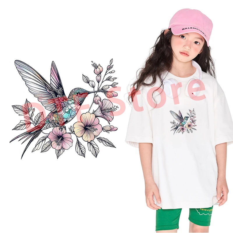 Нашивка для утюга от Колибри нашивка Термотрансферная dtf детской одежды