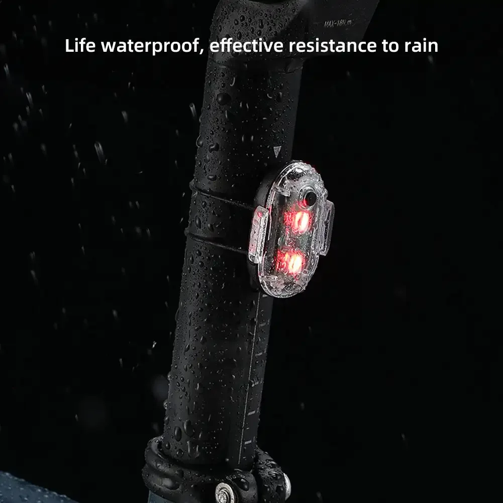Мини-велосипедный USB перезаряжаемый задний фонарь вспышка для мотоцикла