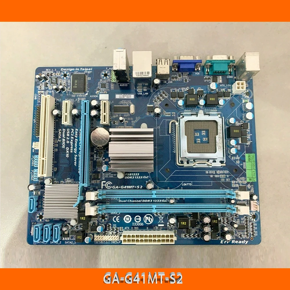 

Для Gigabyte GA-G41MT-S2 G41 Socket LGA 775 DDR3 8G Micro ATX G41MT-S2 настольная Материнская плата высокого качества Быстрая доставка