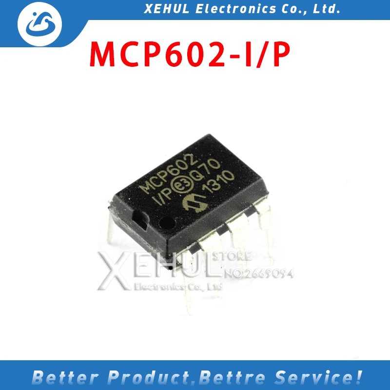 

50 шт./100 шт. Φ/P DIP-8 MCP602 602 встроенный флэш-чип IC совершенно новый оригинальный спот