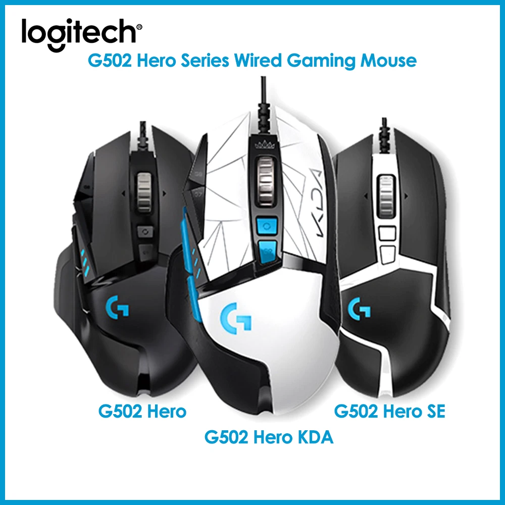 Новая игровая мышь Logitech G502 HERO KDA LIGHTSYNC RGB, USB Проводная мышь 25600 DPI, регулируемая программируемая мышь для геймеров Новая игровая мышь Logitech G502 HERO KDA LIGHTSYNC RGB, USB Проводная мышь 25600 DPI, регулируемая программируемая мышь для геймеров