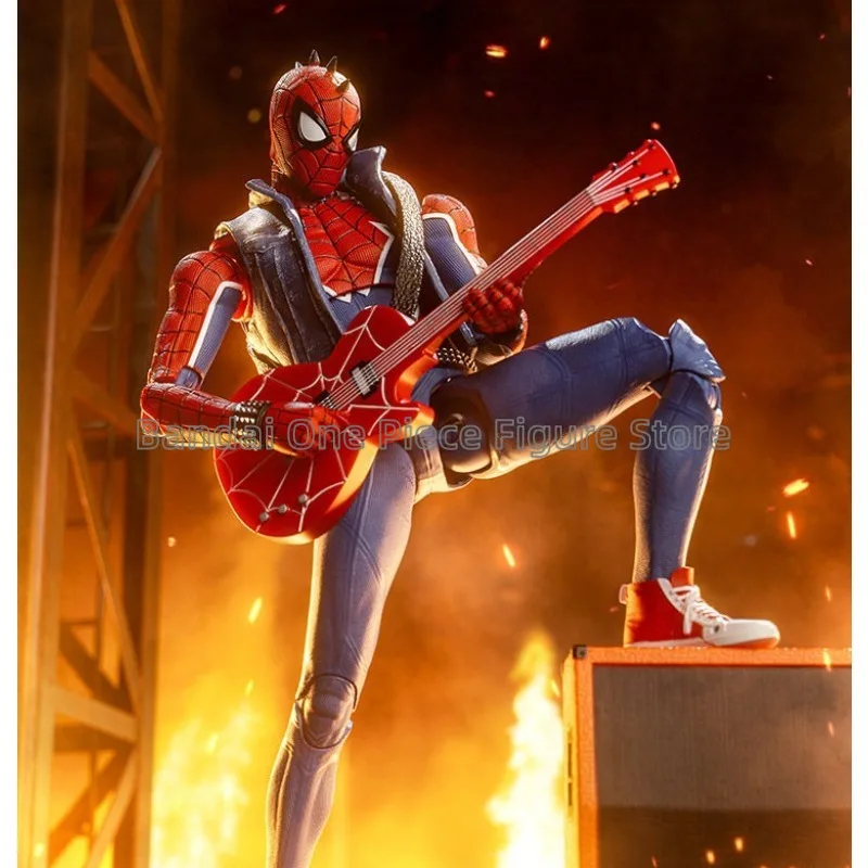 Фото В наличии: Фигурки SHF Spider-Man: Across The Spider-Verse — Velocity Miguel, Miles Morales, Peter Parker, Hobart Brown и другие, аниме-фигурки. №3