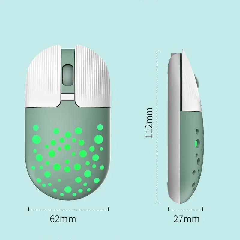 Мышь игровая Беспроводная с RGB-подсветкой 2 4 ГГц кнопки 1200 DPI