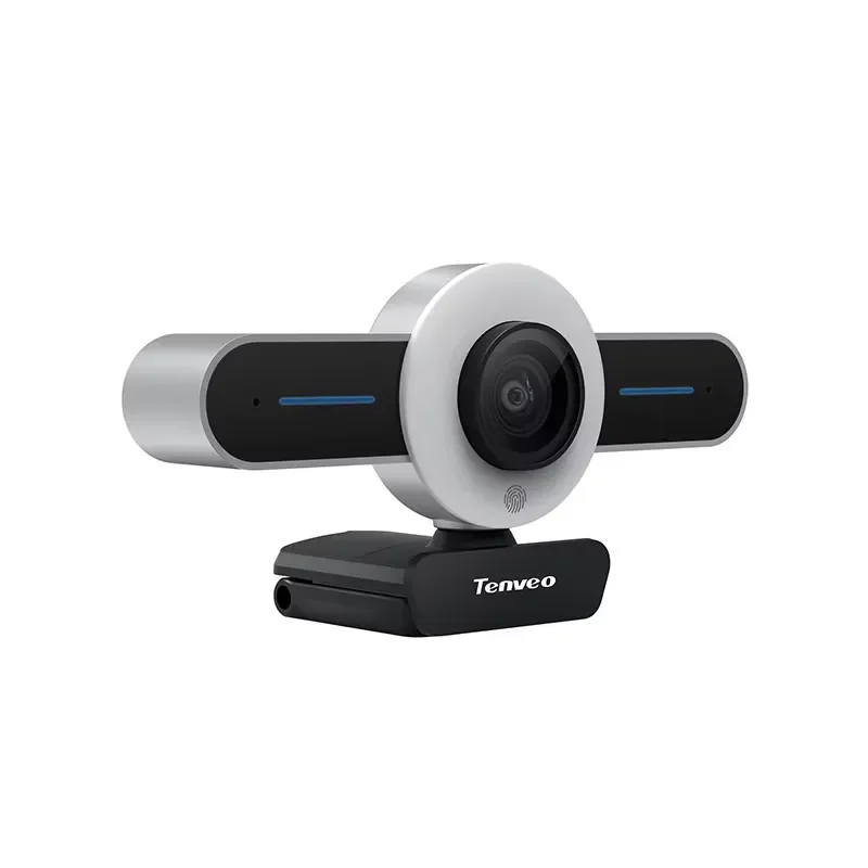 Фото USB-веб-камера Tenveo T1 HD 1080P с автофокусом, кольцевой подсветкой и микрофоном для прямых трансляций и конференций №4