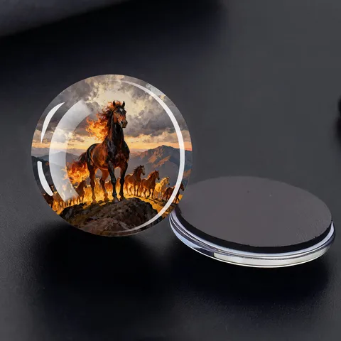 Магнит для холодильника "Лошадки"