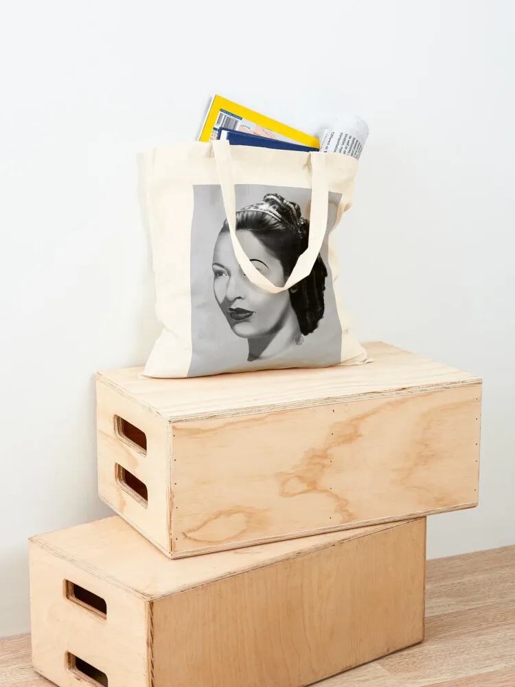 Billie Holiday Tote Bag сумка-тоут университетская тканевая сумка холщовая большая
