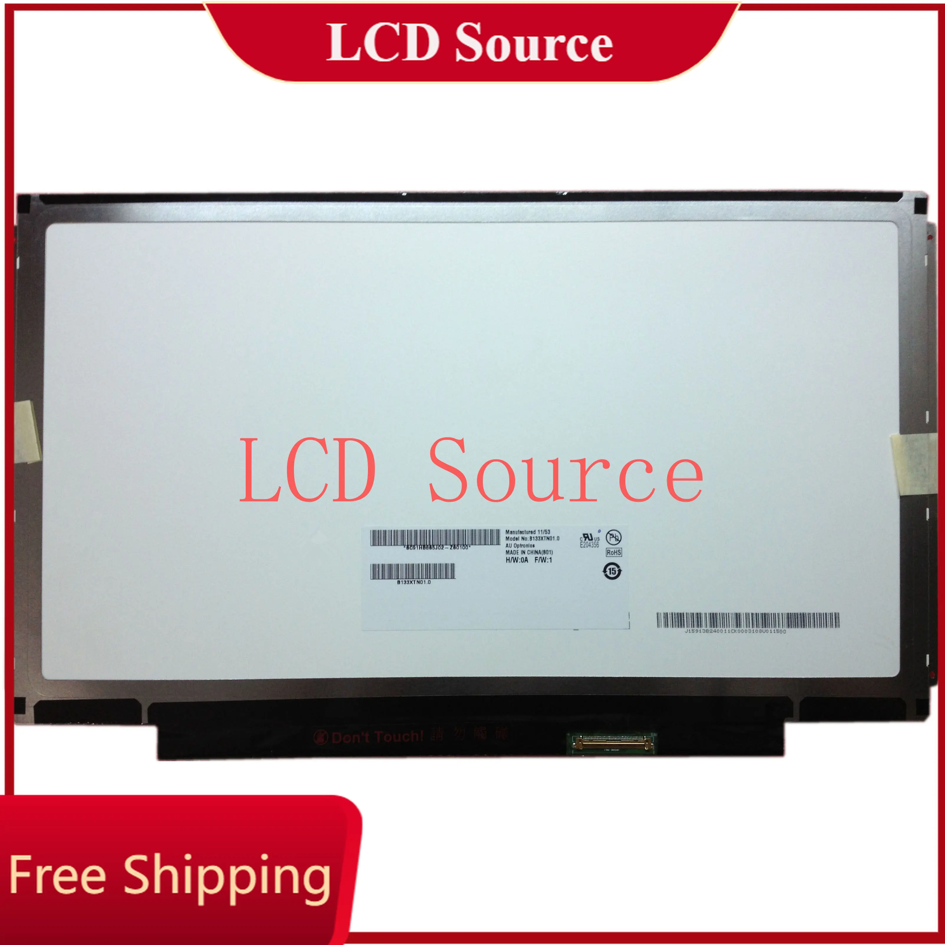 B133XTN01.0 подходит для женской модели B133XW03 V.1 B133XW01 V.0 LP133WH2 TLE1 13,3 SLIM