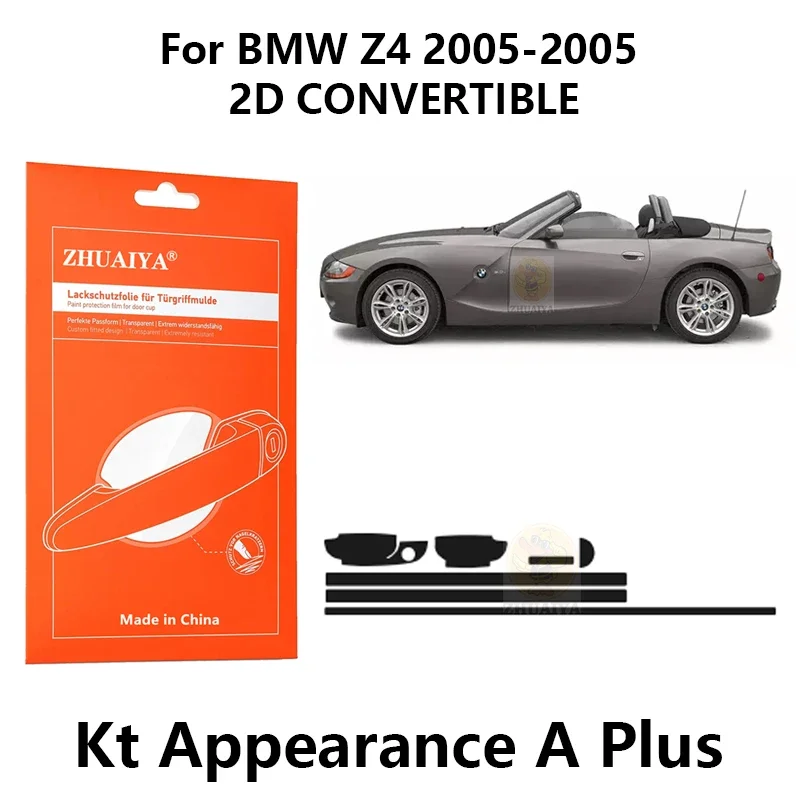 

Защитная пленка ZHUAIYA для красок дверной ручки, ТПУ PPF для BMW Z4 2005-2005 2D, автомобильные аксессуары-трансформеры