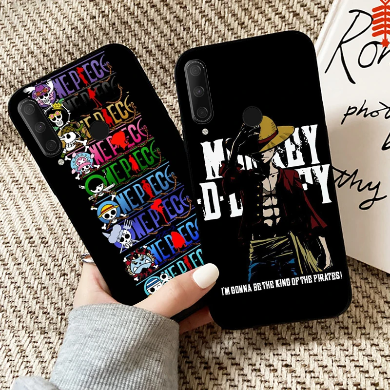 

One Piece Luffy For Huawei Honor 9X 8X Pro For Honor 10X Lite Phone Case Soft TPU Liquid Silicon Carcasa Silicone Cover