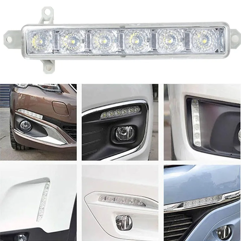 Фото HDE для светодиодных противотуманных фар DRL для 308 2013-2020 и Citroen C-Elysee Berlingo B9 C1 C3 MK2 2005-2020 9802795580 №2