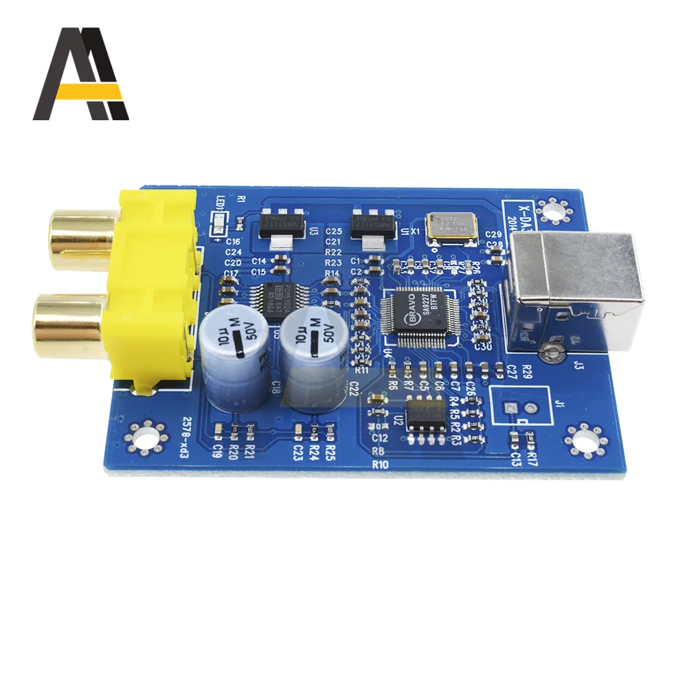 ЦАП SA9227 + PCM5102A 32 бит Hi-Fi асинхронный декодер плата 384 кГц модуль декодирования