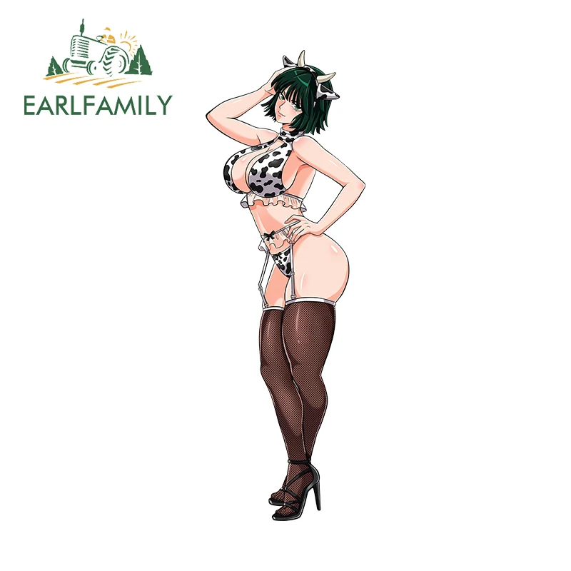 EARLFAMILY 13 см X 4 для коровы девочки Фубуки автомобильные наклейки водонепроницаемые