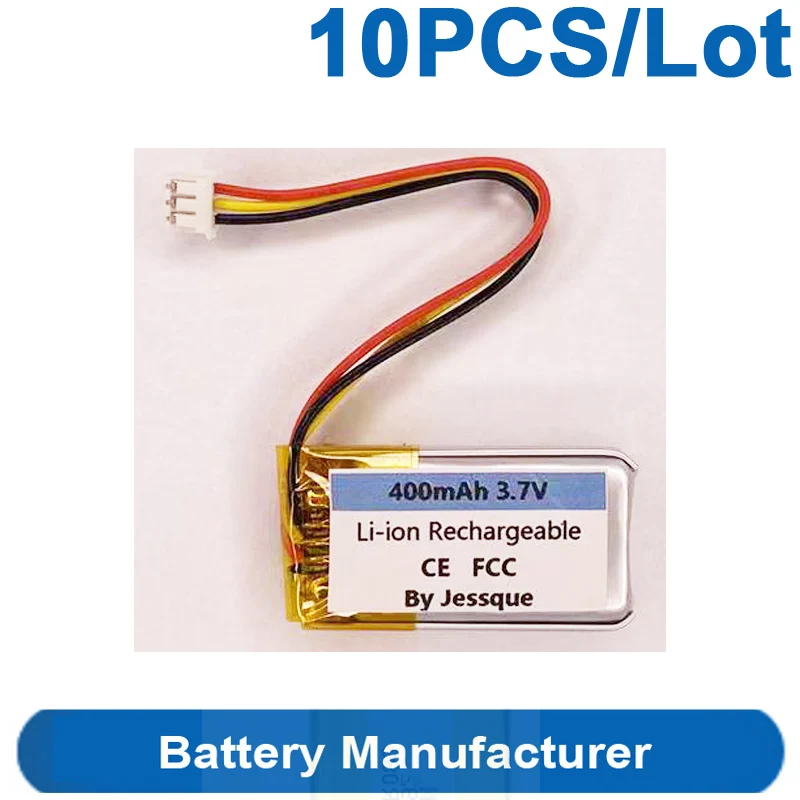 

Аккумулятор 10 шт./лот «0» цикл 400 мАч для Logitech G502 Hero Proteus Spectrum RGB, Беспроводная игровая мышь, Аккумулятор AKKU