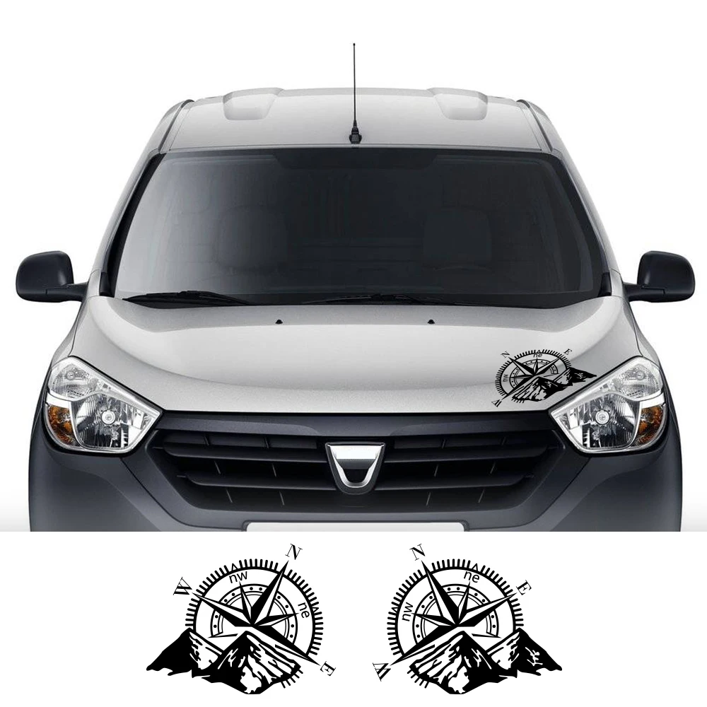 

Автомобильные наклейки 2 шт./лот для Renault Dacia Dokker RV Van, «сделай сам», полосы боковой двери, графические виниловые наклейки, аксессуары для тюни...