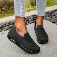 women sneakers slip on spring summer cushioning sports shoes for female wine red comfortable womens loafers flats