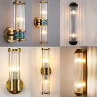 jmzm 6 styles light luxury nordic golden luxury wall lamp indoor crystal wall lamp for bedroom living room bedside