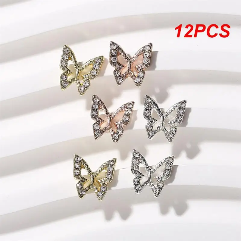 

12PCS Stacking Manicure Diamonds Charming Luxury Unique Amazing Fashionable Manicure Accessories Gorgeous Cutout Manicure