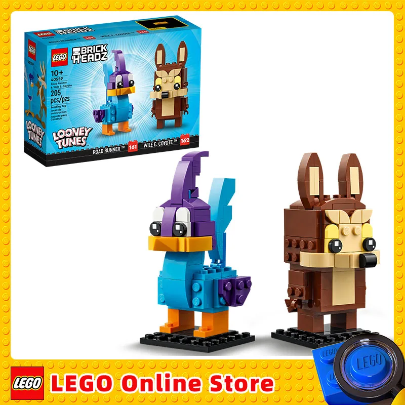 

LEGO & BrickHeadz Road Runner™ & Wile E. Coyote™ Children Building Blocks Toys Gift 40559