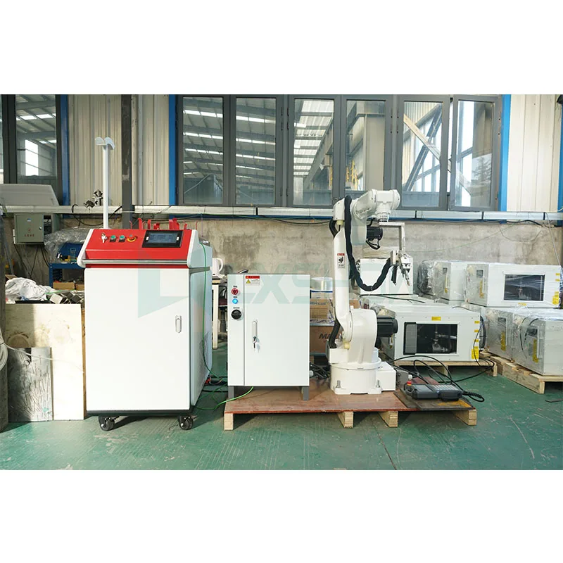 

Automatic Fiber Laser Welding Machine With Robot Arm