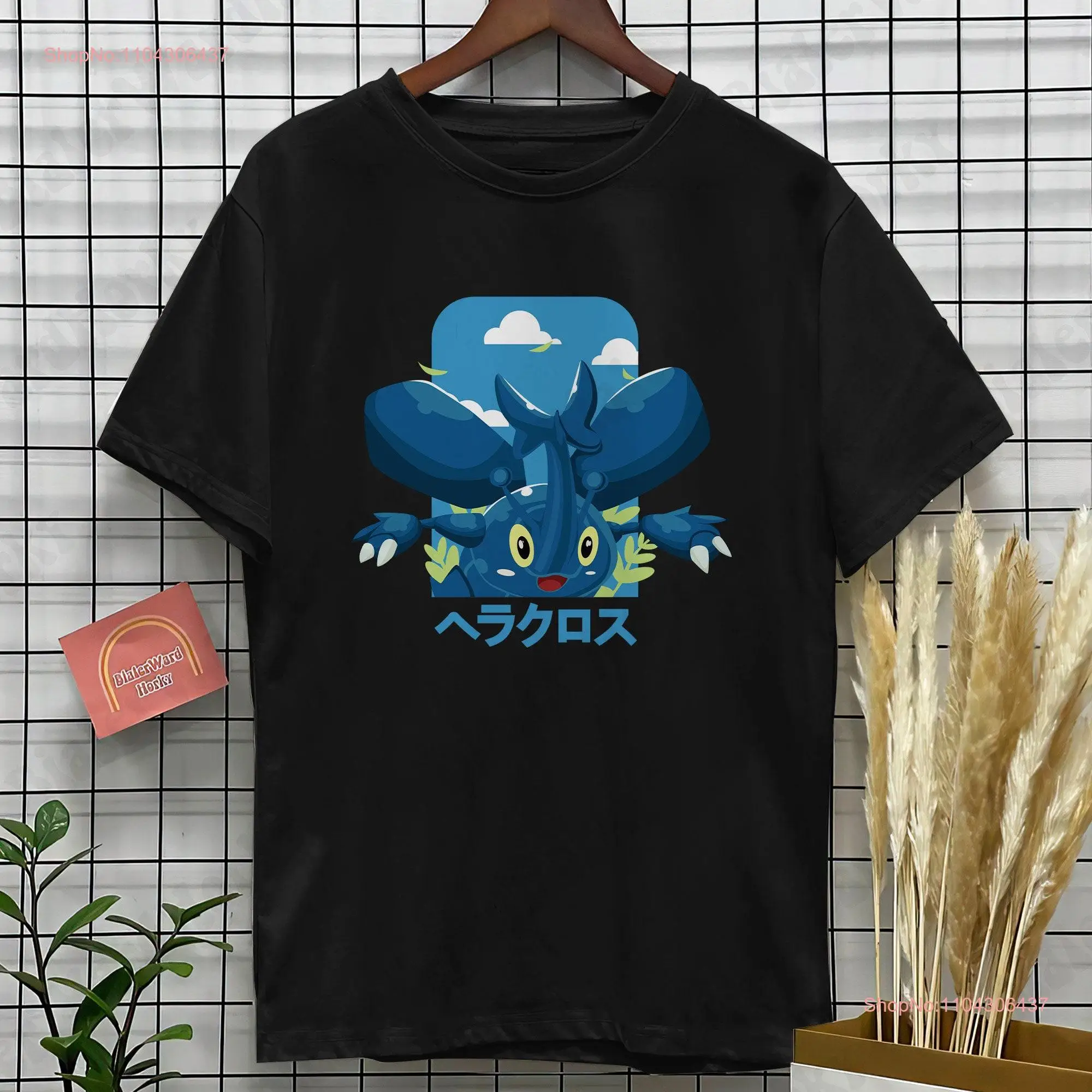 Забавная футболка Heracross Cute Anime Lover с длинными или короткими рукавами