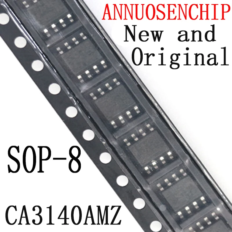 Новые и оригинальные SOP-8 CA3140A SOP8 CA3140 SOP 3140AMZ CA3140AMZ96 CA3140AMZ, 10 шт.