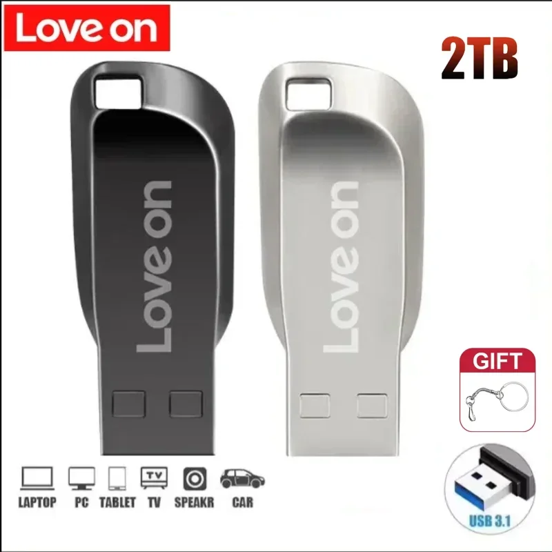 USB-флеш-накопитель металлический водонепроницаемый 3 1 дюйма 4 ТБ