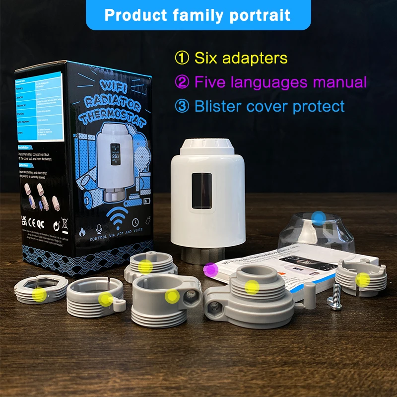 Tuya Zigbee 3 0 термостатический клапан радиатора умный дом термостат головки TRV Google Home