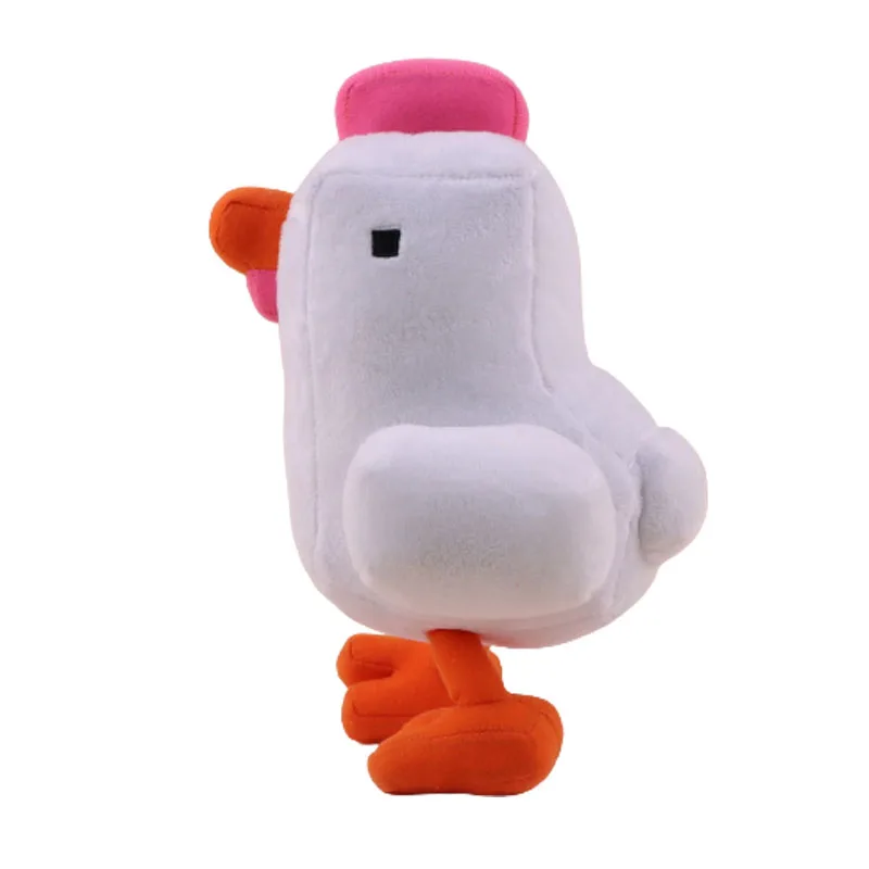 

27 см Kawaii Crossy Road курица плюшевые куклы мягкие игрушки животные Милая Аниме игра курица плюшевый подарок для детей девочек