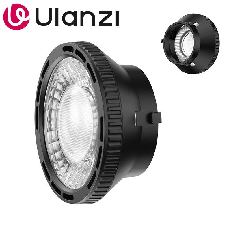 Фото Мини-крепление Bowens для конденсаторных линз Ulanzi COB, видеолампа L023 L024, 40 Вт, C01 ML100Bi, серия ML100RGB №1