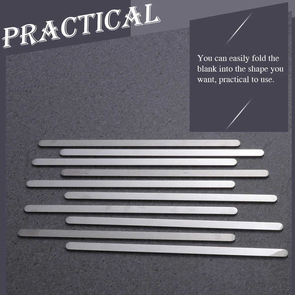 5 шт. полоска для браслета материал из нержавеющей стали пустая антикоррозийная