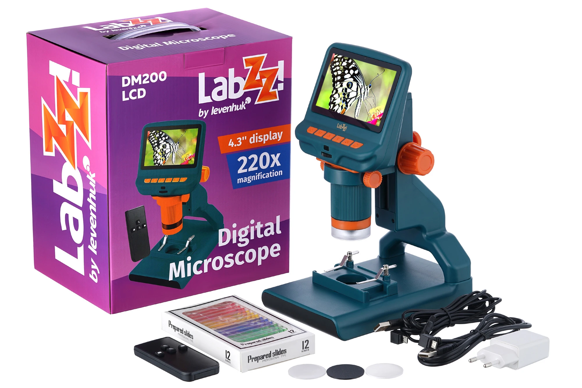 Microscope digital levenhuk labzz dm200 LCD | Microscopes