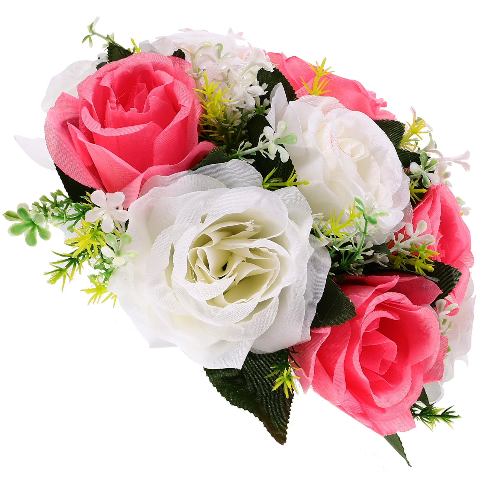 

Fake Flowers Bouquet Floral Ball Rose Window Faux Stems Simulated Bouquets Indoor Scene