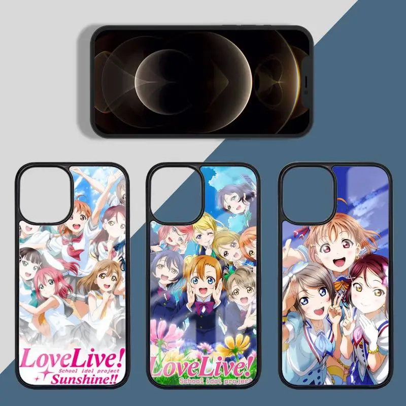 love live game anime Phone Case PC For iphone 14 11 13 12 x xs xr pro max mini plus Luxury shell funda