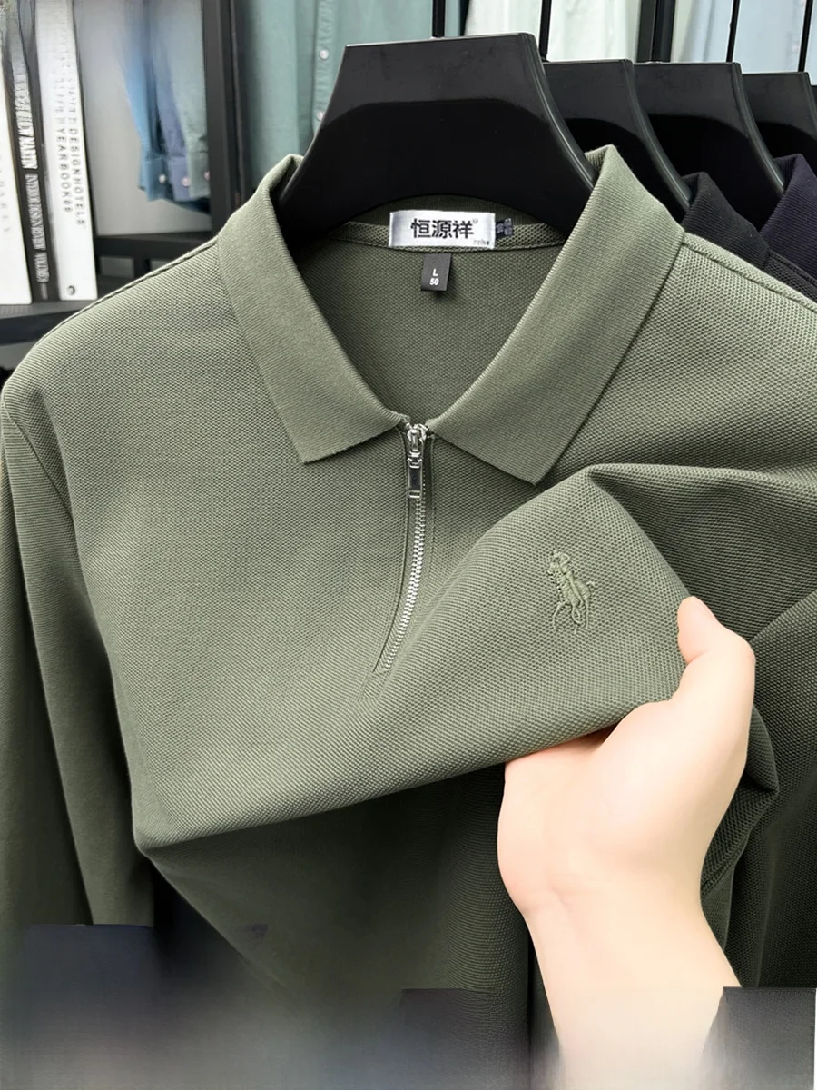 Hengyuanxiang 00 хлопковая рубашка с длинными рукавами мужская весенняя новая