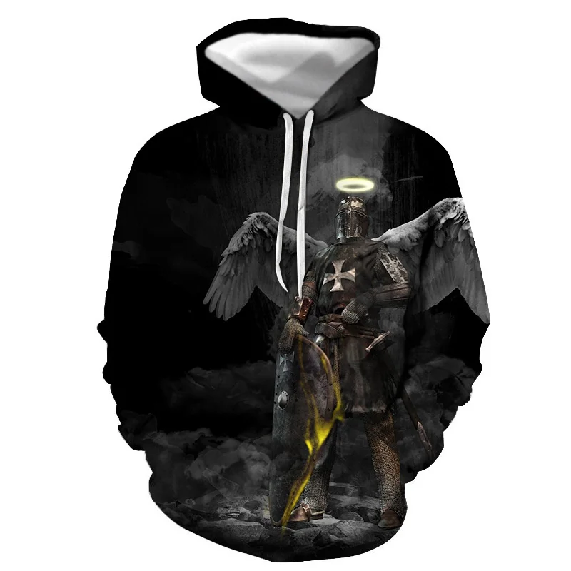 

Свитшот мужской/женский с капюшоном и 3D-принтом