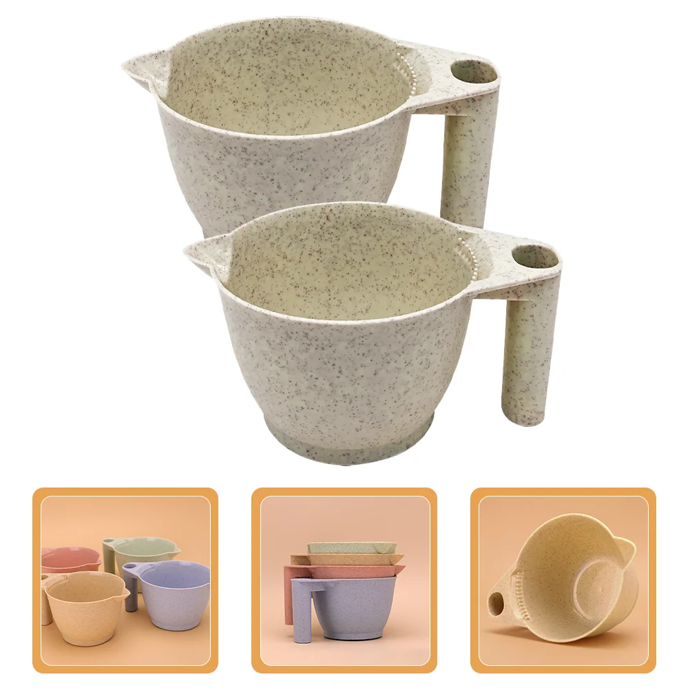 

2pcs Mixing Bowls Hair Dye Bowls Hair Tinting Bowl Professional Tint Mixing Bowls
