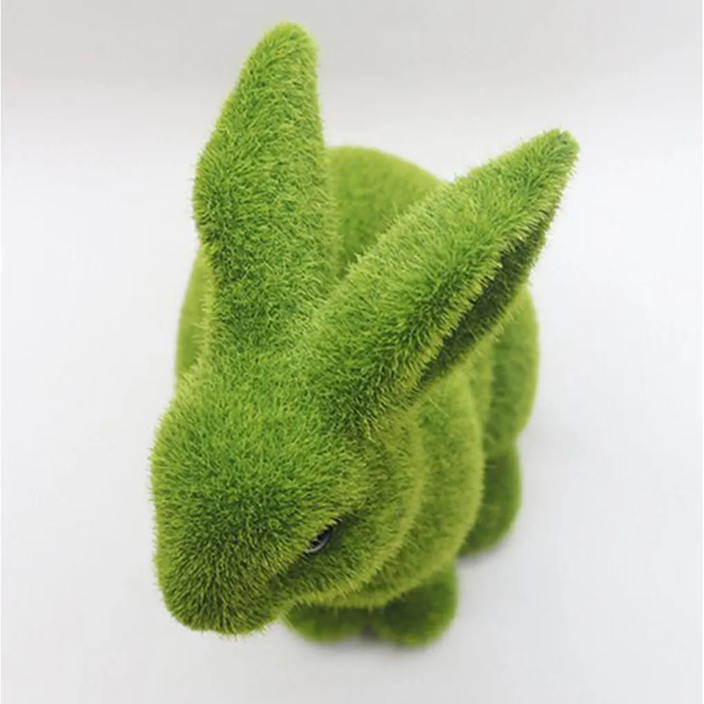 

Resin Flocking Animal Statue Shelf Figure Holiday Outdoor Decoration